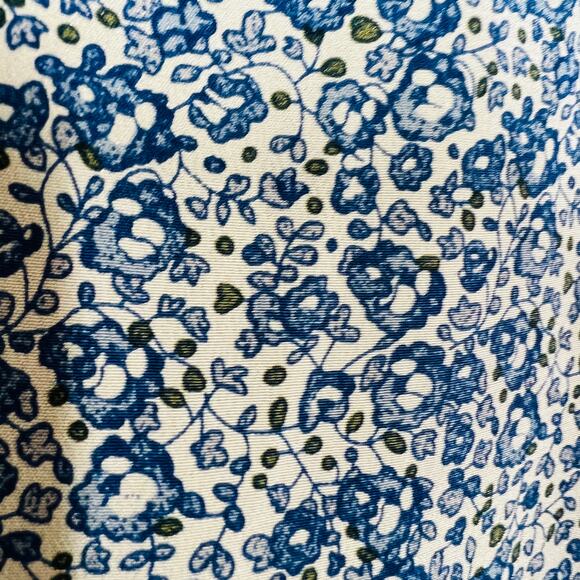 Robert Rodriguez Silk Tunic Top Blouse Micro Floral Print Long Sleeve - 8 - Picture 6 of 6